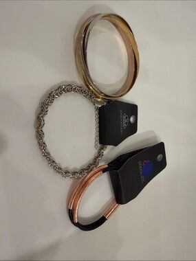 paparazzi Mixed Metal Bracelet Trio - Gold, Silver & Rose Gold